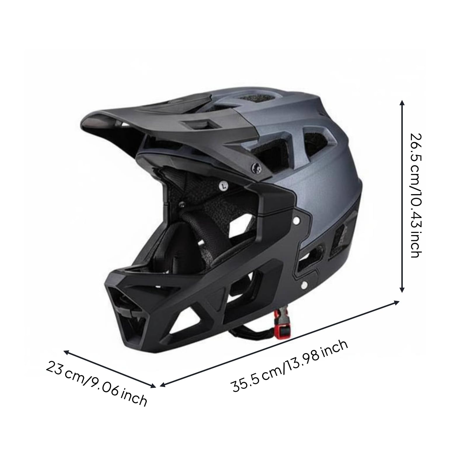 Casco da Integrale Ventilato Casco da Protezione a 360 Gradi Attrezzatura Sportiva per Gara