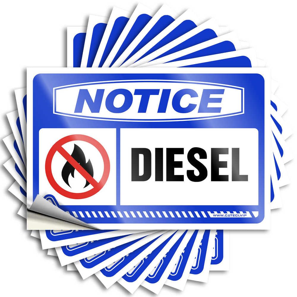 Stickers Winter, Standing Helmet Notice Diesel | Pool Decor(12X18CM)