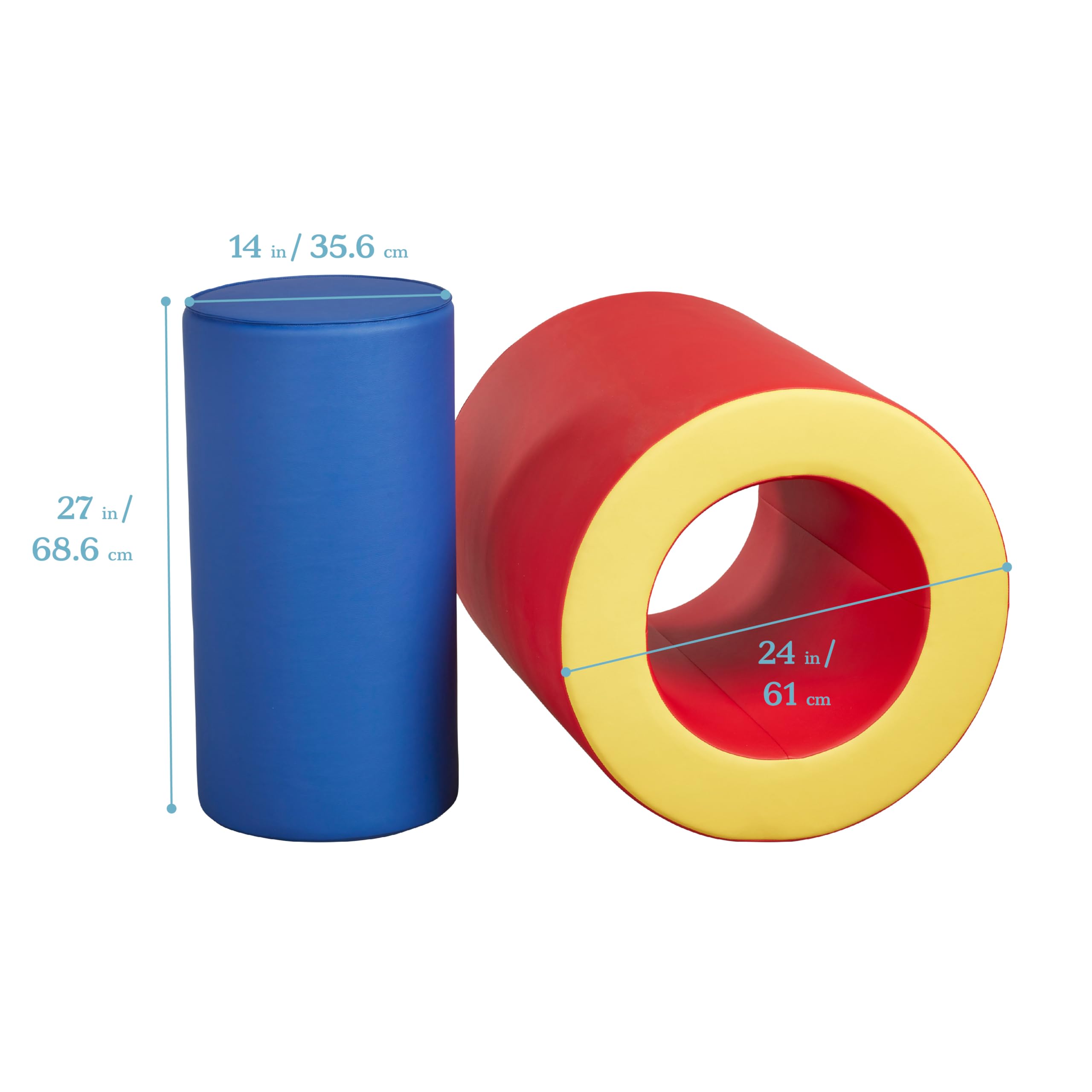 ECR4Kids SoftZone Tumble, Roll & Crawl, Beginner Playset, Assorted