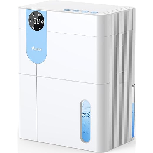 VEWIOR Dehumidifier 152 OZ Dehumidifiers for Home Quiet Dehu