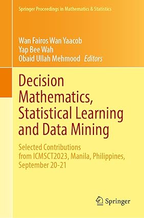 Decision Mathematics, Statistical Learning and Data Mining-finelybook