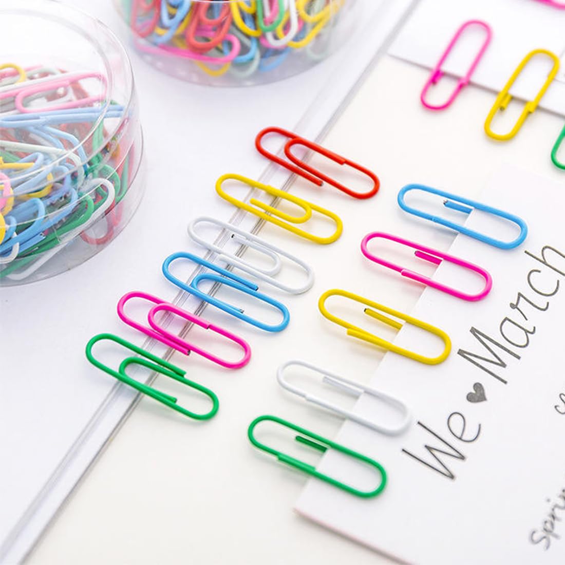 20 Graffette Jumbo 9cm Colorate - Clip Extra Large In Metall Con Rivestimento Vinile - Foto 10