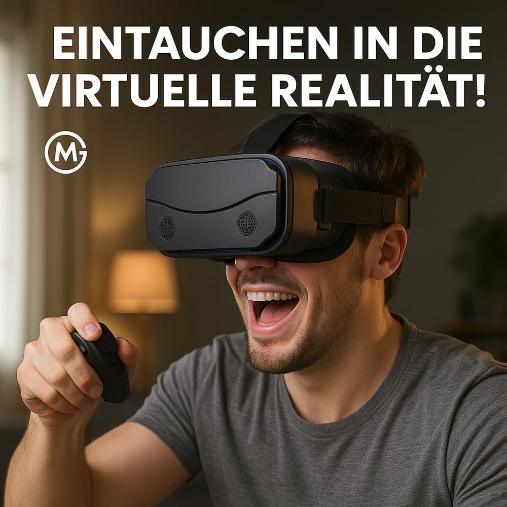 VR Headset 3D Occhiali per Smartphone Gaming Virtual Reality DE.