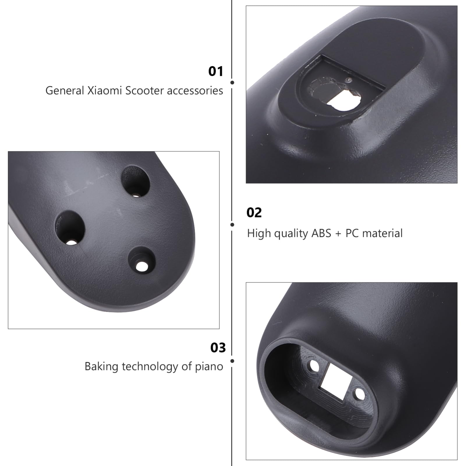 TOYANDONA Garde Boue Arrière pour Trottinette Électrique Accessoire de Remplacement Aux UV Facile à Installer Design Renforcé Parfait pour Conduite Sécurisée sous la Pluie