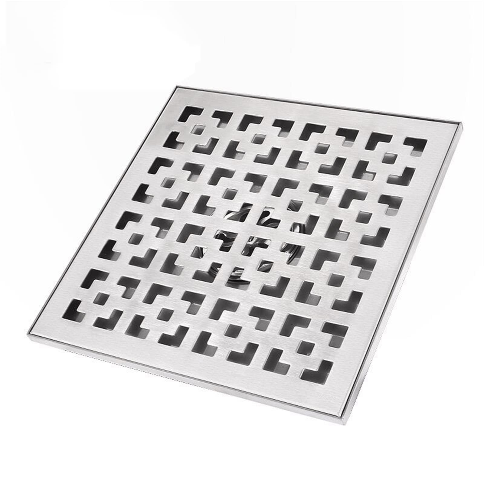 Drain de sol de balcon carré extérieur anti-odeur grand déplacement 20x20