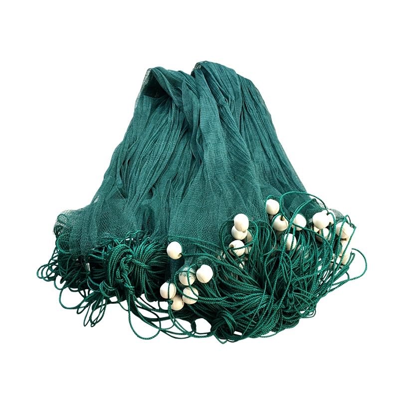 Red Gillnet de 5 m a 50 m, malla de 2 dedos, monofilamento, red de pesca, herramientas de nailon