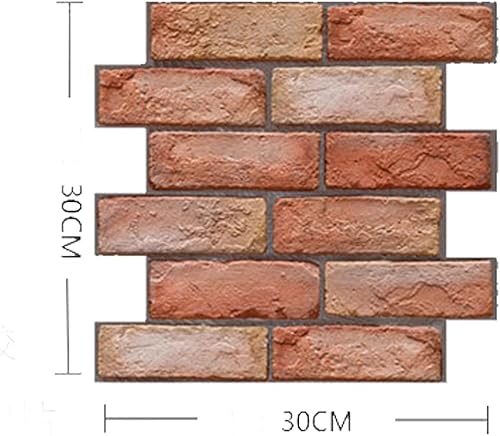 Miniatura 4 de Papel tapiz autoadhesivo 3D papel tapiz de ladrillo sintético papel tapiz de ladrillo sintético papel tapiz para despegar y pegar papel tapiz de