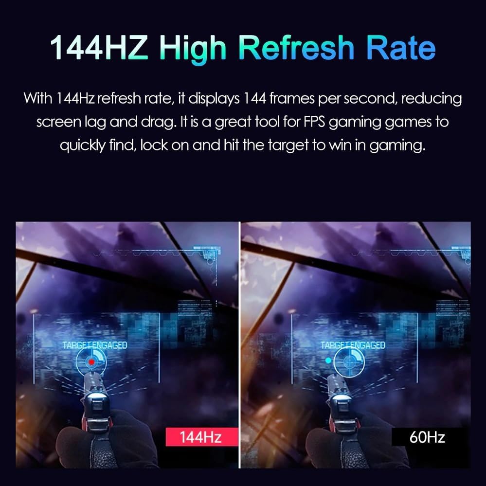 144Hz High Refresh Rate Demonstration