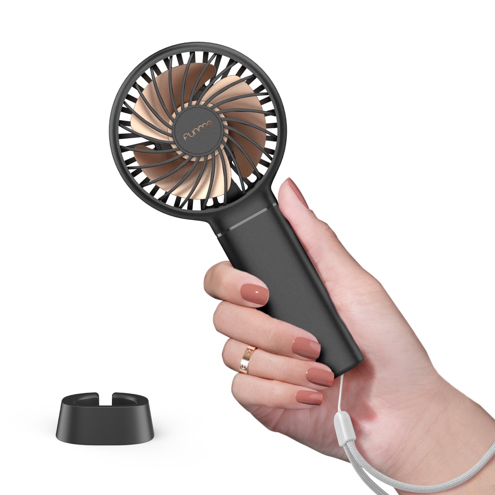 Amazon | Funme 【2024超小型扇風機】ハンディファン 大容量