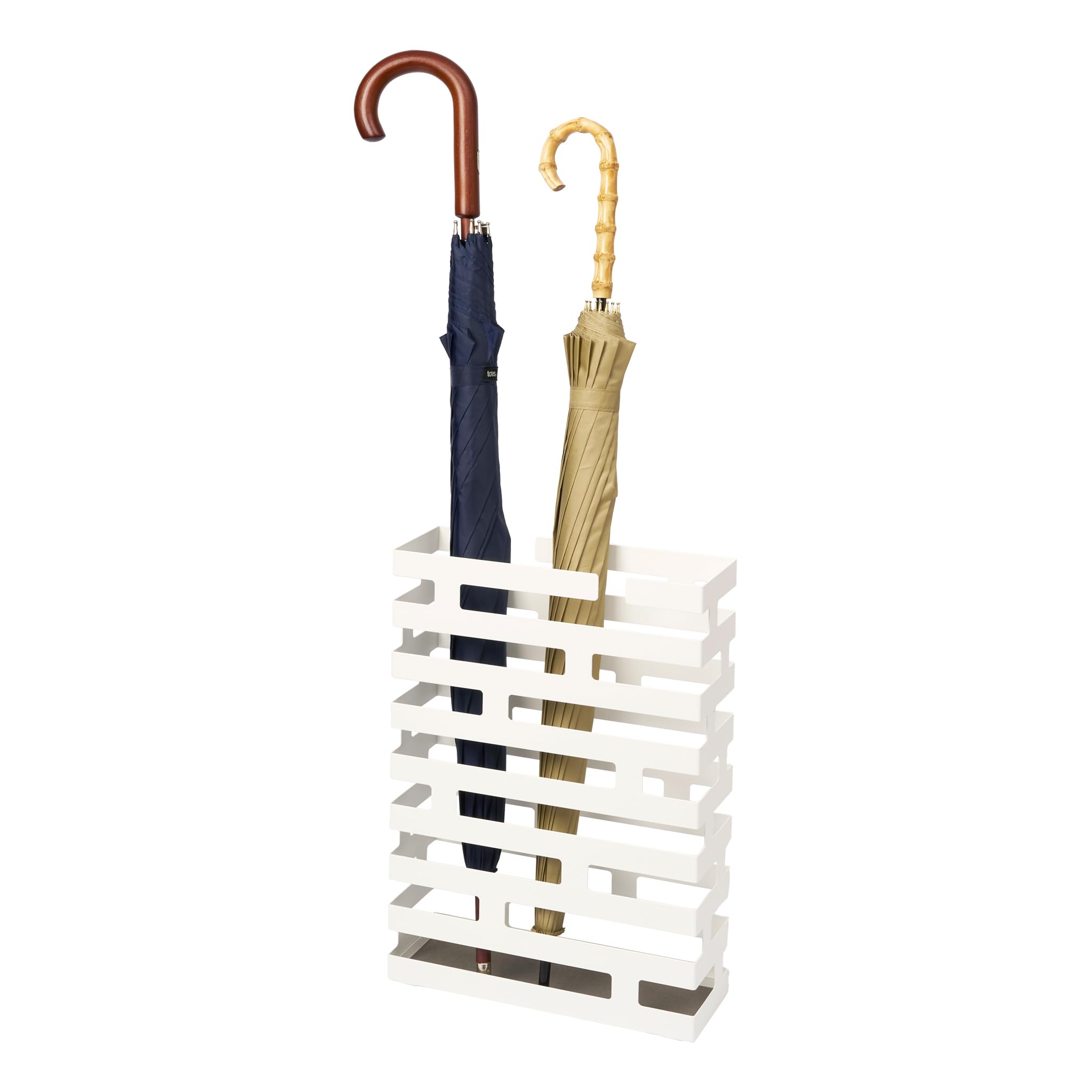 YAMAZAKI Brick Wide Umbrella Stand WH
