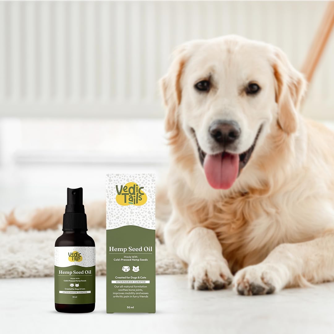 Hemp Seed Oil for Pets | 100% Natural | Pain Relief, Anxiety Reduction, and Skin Nourishment for Dogs & Cats | Anti-Inflammatory, Omega Supplement (3-6-9) | 50 ml — Amazon image 9