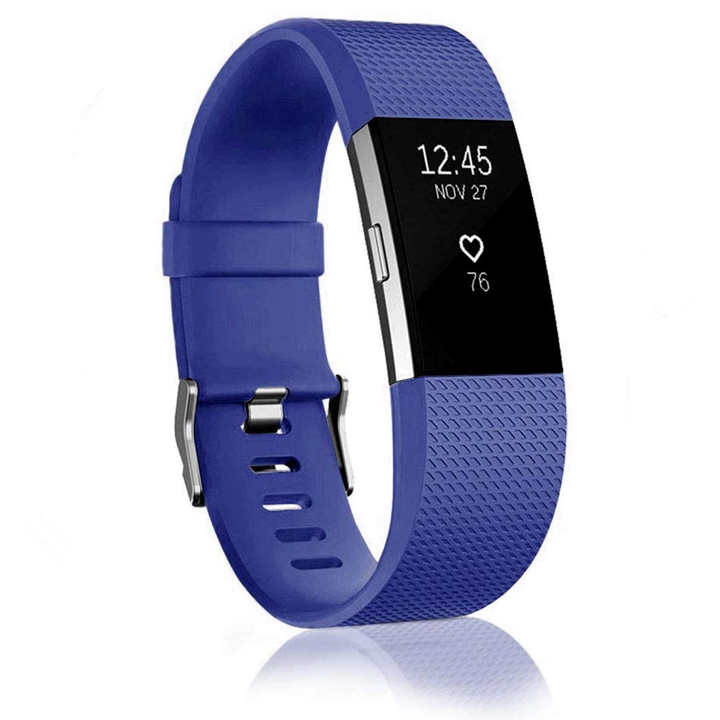 Bands Replacement Compatible for Fitbit Charge 2, Adjustable Wrist Accessories Sport Wristbands for Women&Men