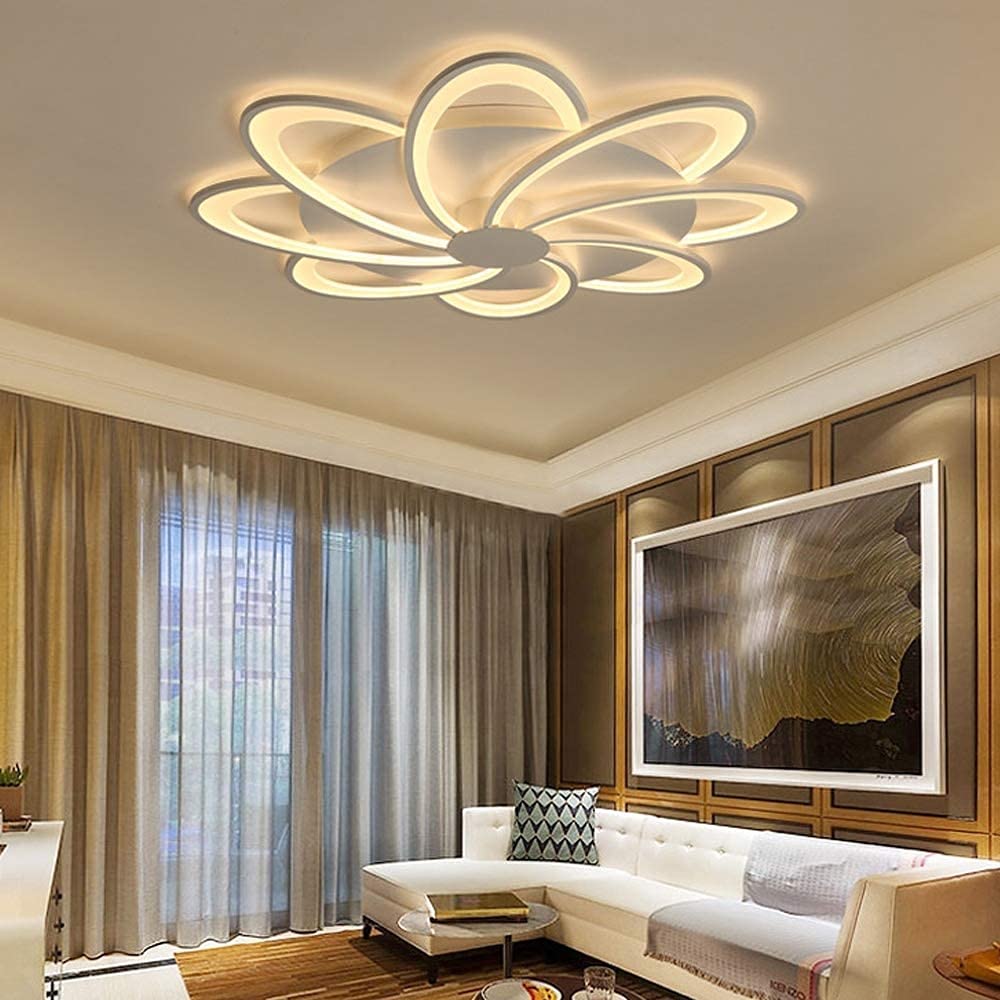 MOMOYY LED Deckenleuchte Dimmbar - Spiralförmiger Kronleuchter Für Wohnzimmer & Schlafzimmer