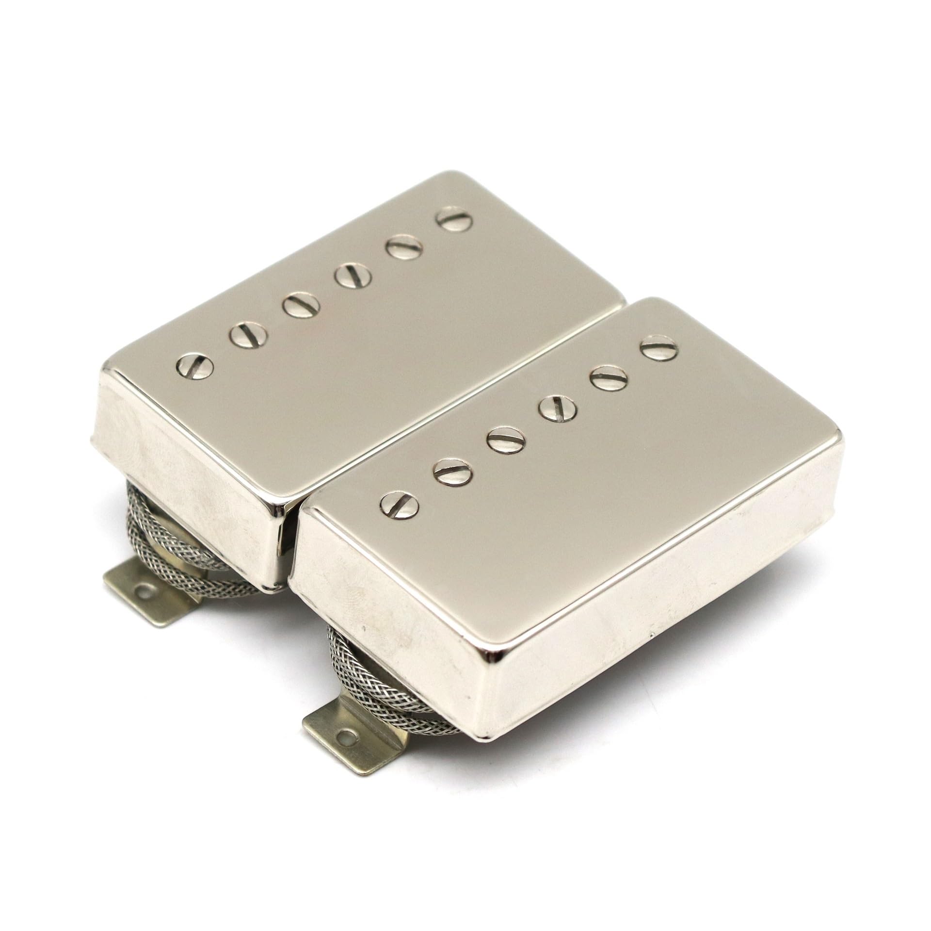 Przetwornik do gitary elektrycznej z podwójną cewką Przetwornik do gitary elektrycznej Kolor niklu Przetworniki Instrumentów Gitary Elektrycznej
