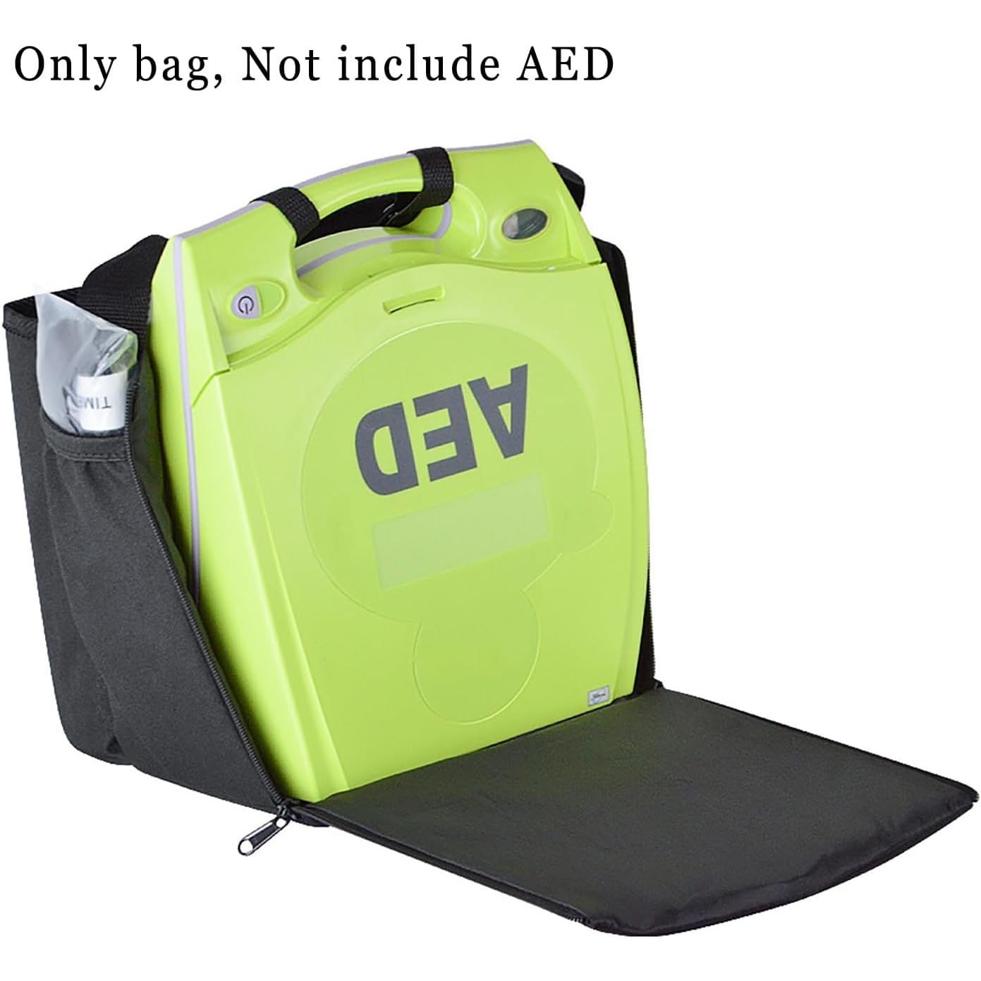 Tragbare AED-Aufbewahrungstasche, AED-Defibrillator-Tasche, mit verstellbarem Riemen und Griff, AED-Defibrillator-Notfallinstrumentenbehälter, for Zuhause, Büro, öffentliche Orte.