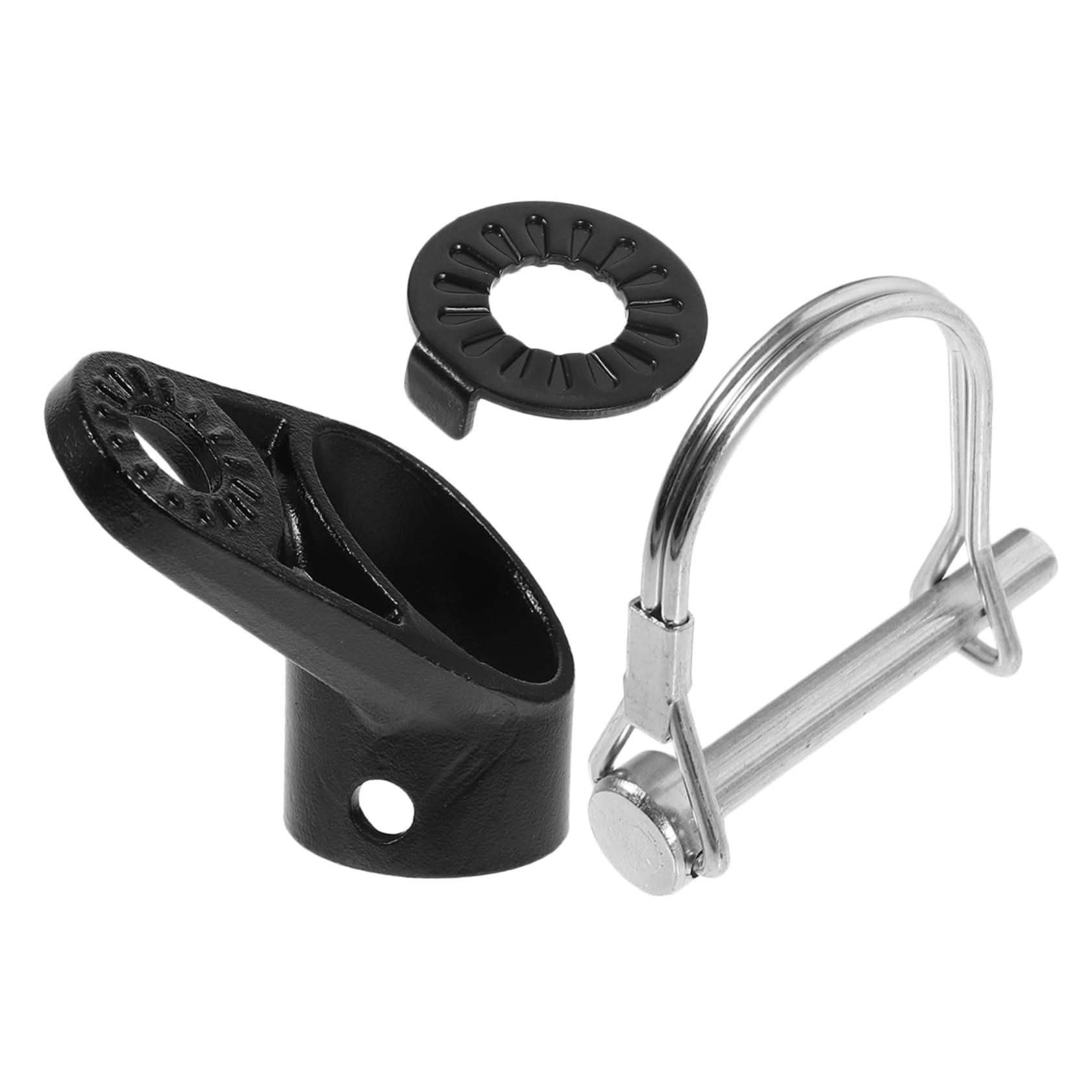KOMBIUDA Bike Trailer Hitch Coupler Attachment Strong Steel Joint for Traction Head Cycling Adapter Coupler Bike Supply