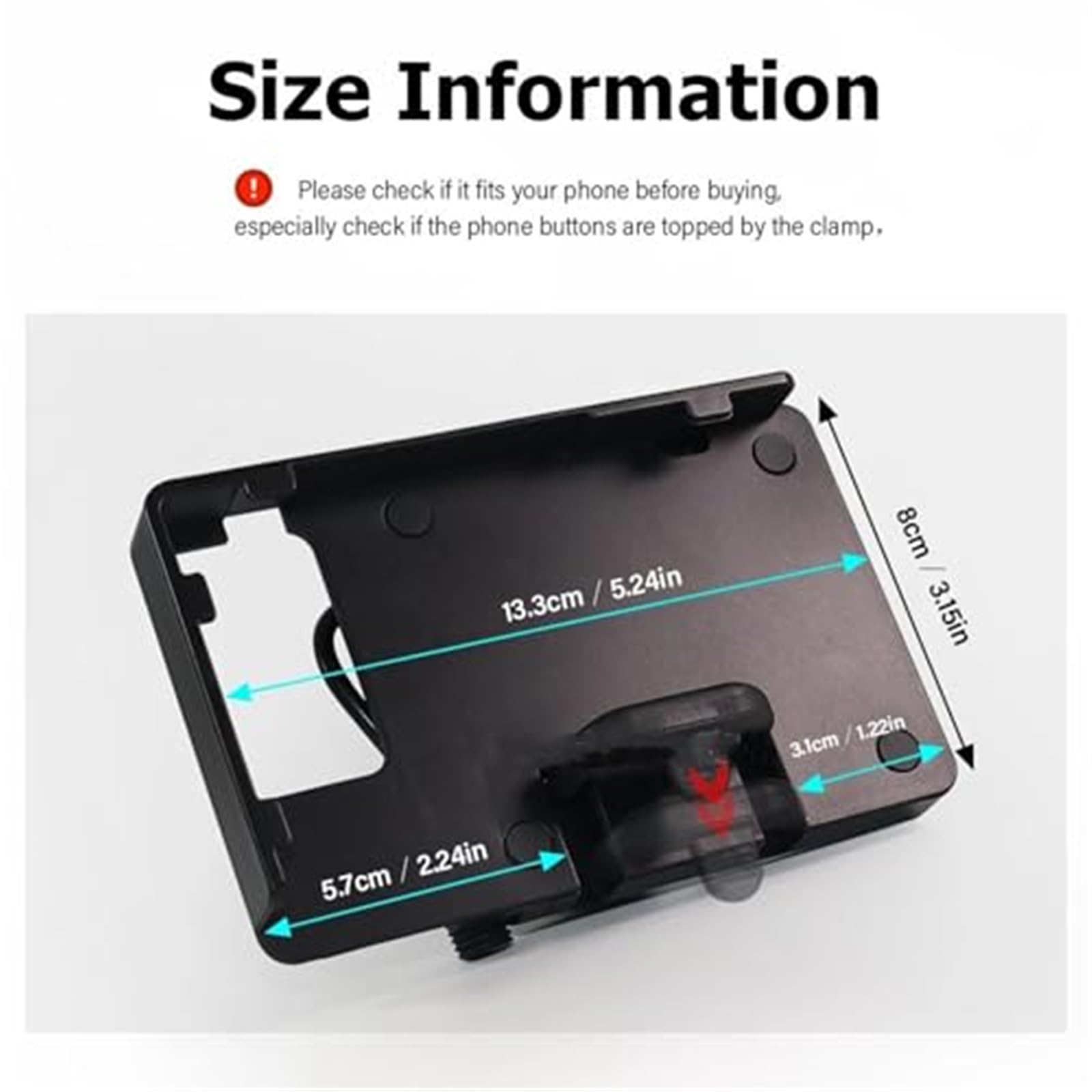 Odłączany uchwyt na telefon, do MOTO, do GUZZI V 85 TT V85TT V85 2019-2023, do Smart, uchwyt na telefon, uchwyt na nawigację GPS, górny wspornik owiewki szyby przedniej motocykla Uchwyt na te