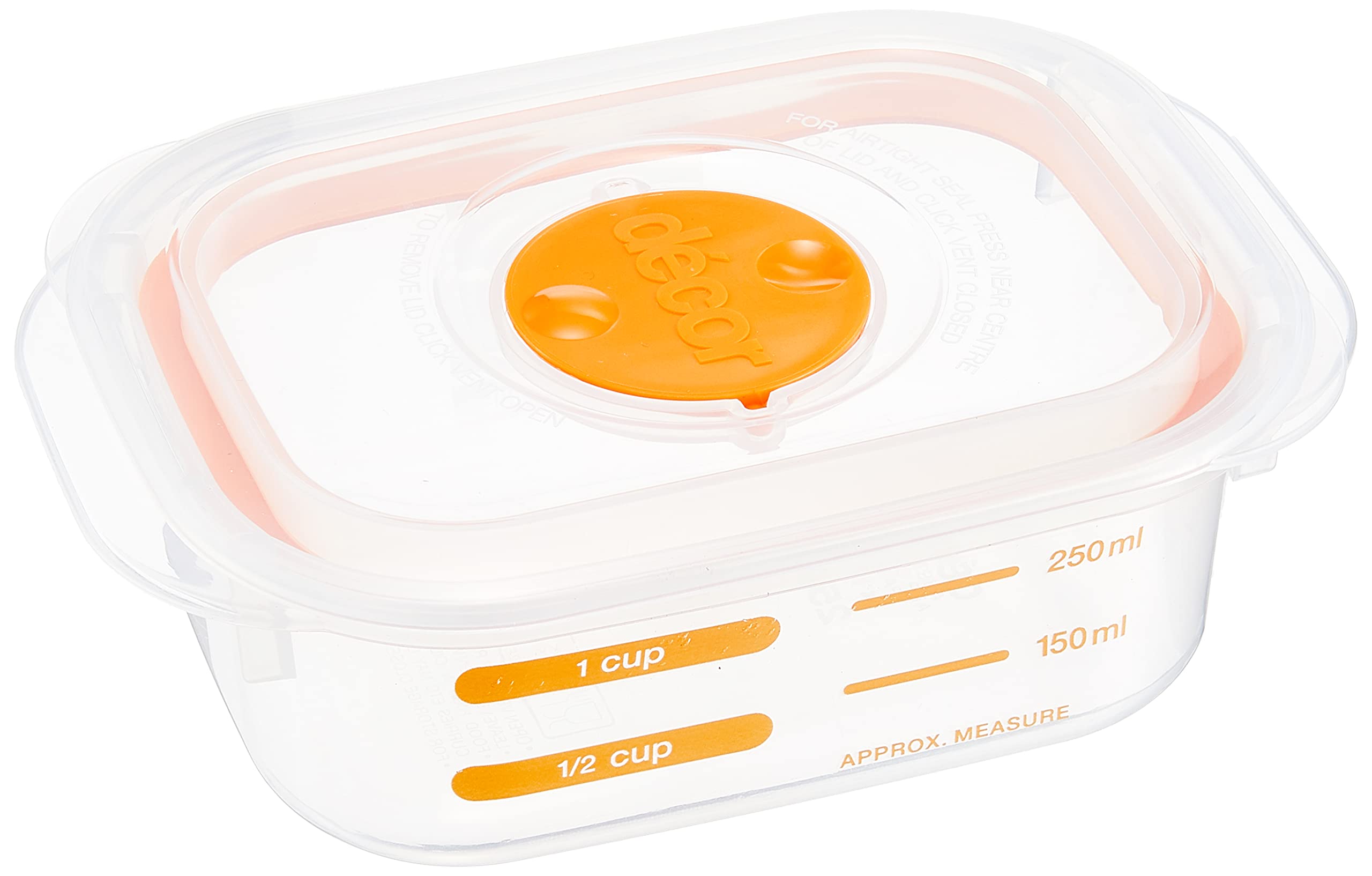 Amazon｜デコール 保存容器 250ml 耐熱 電子レンジ 食洗機対応