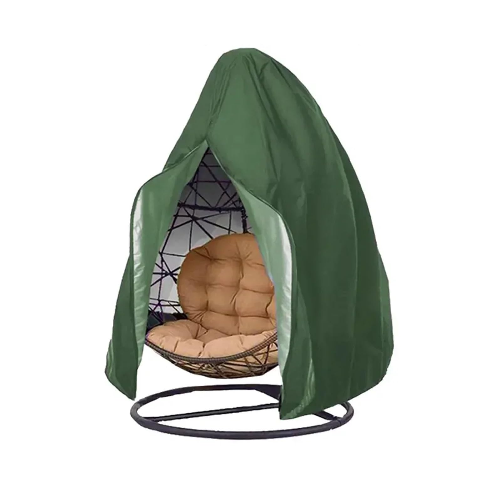 Lsyhhxc Green 115X190cm Black Patio Chair Cover Egg Swing