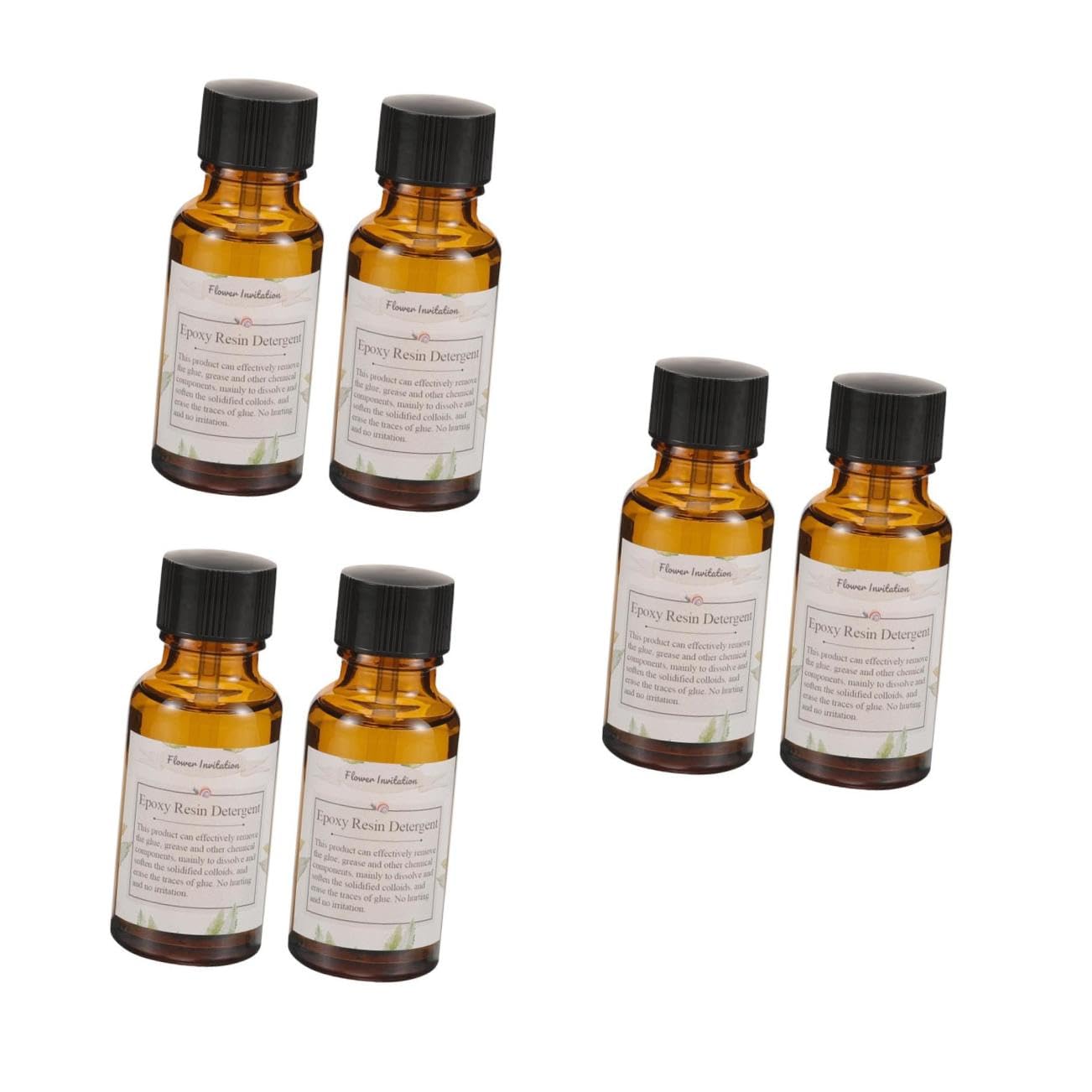 6 Stck. Silikon Trennmittel für Epoxidharzformen Langlebiger Resin Mold Release Agent für Einfaches Entformen Formverschleiß für Diy Schmuck und Bastelprojekte