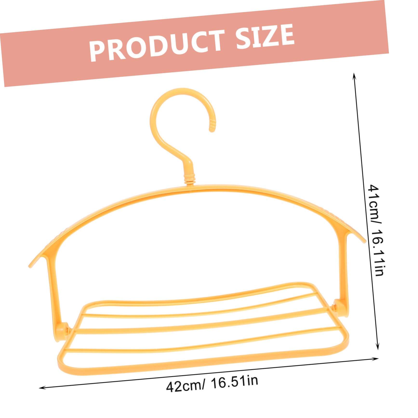 Ciieeo Space Saving Hangers 2 Pack Plastic Hangers for Clothing Drying Rack Non-Skid