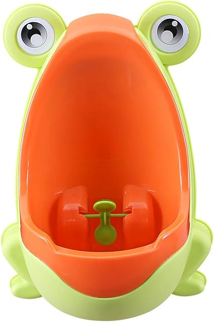 DDPD Potty Training & Step Stools,Potties Baby potty, toilet Toddler with splash guard Baby Boy Potty Training Seat Frog Children's Pot Wall-Mounted Urinal for Boys Portable Toilets Connectable Water Pipe handle and backrest Child toilet trai