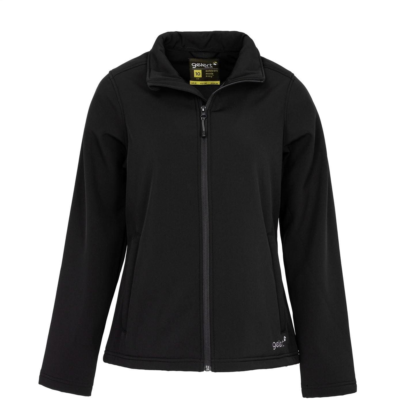 Gelert Women's Black Softshell Jacket 12 (M)