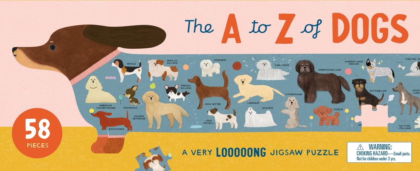 The A to Z of Dogs: A Very Looooong Jigsaw Puzzle