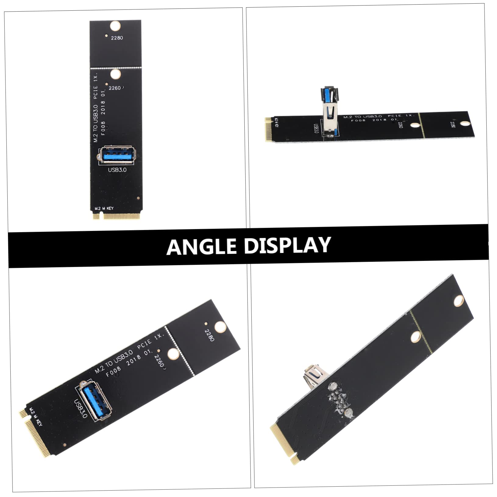 Angoily 4pcs Pci USB Expansion Cards to Pci Adapter for Enhanced Connectivity High-Speed Data Transfer for and for Gaming and Multimedia Use