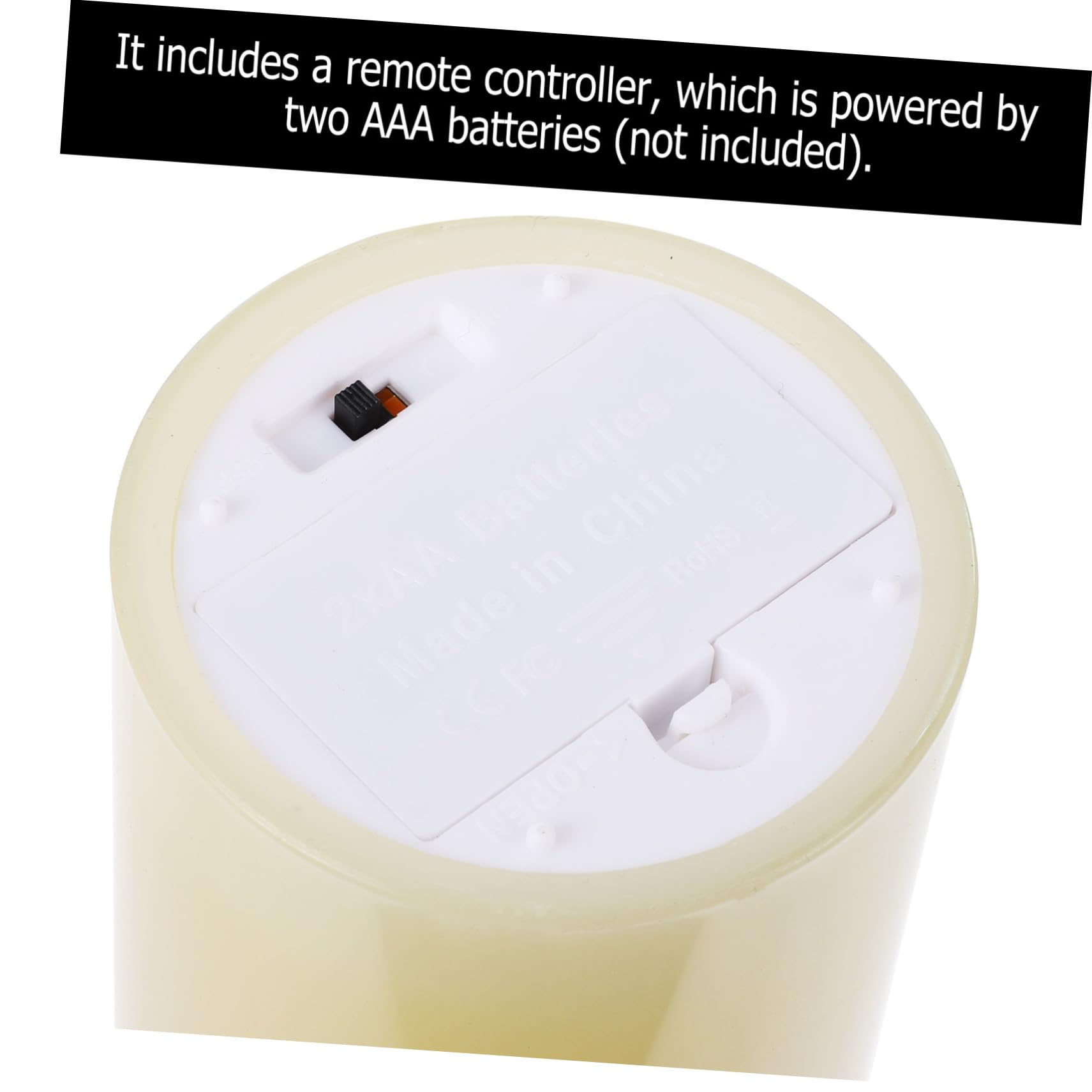 Lampade Candela Elettriche LED Simulate 3 Pezzi con Telecomando | Candeline LED con Telecomando, Paraffina e Vetro, senza Fiamma per Decorazione, 3 Pezzi