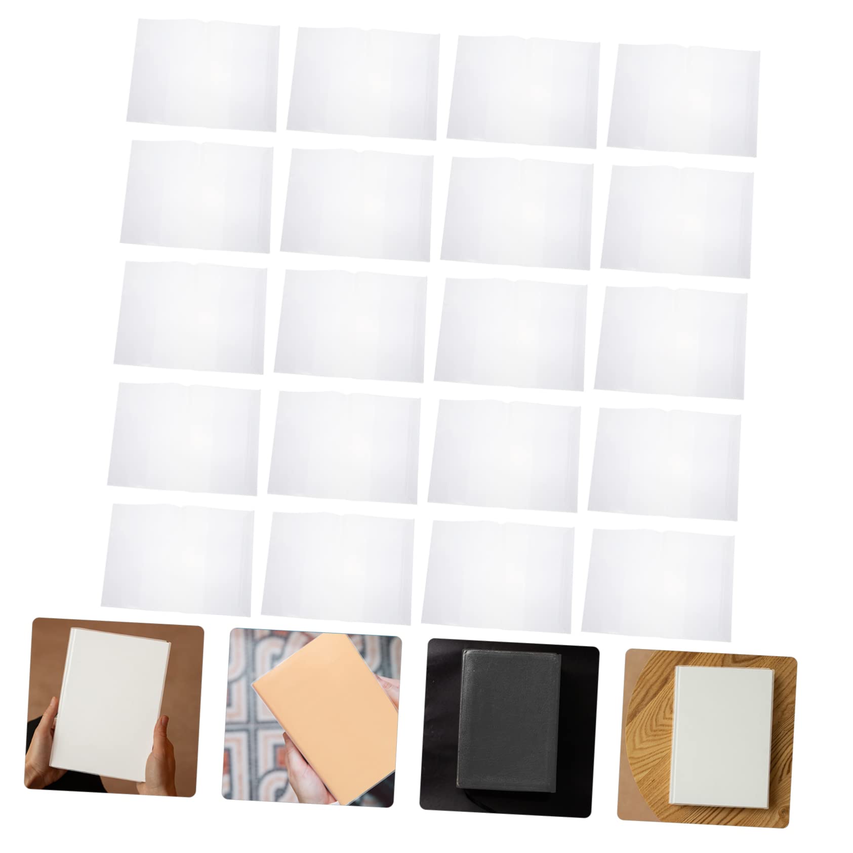 NUOBESTY 50 Copertine Per Libri Formato A5 Pratiche E Spesse Adatte Per Quaderni E Materiale Scolastico Degli Studenti