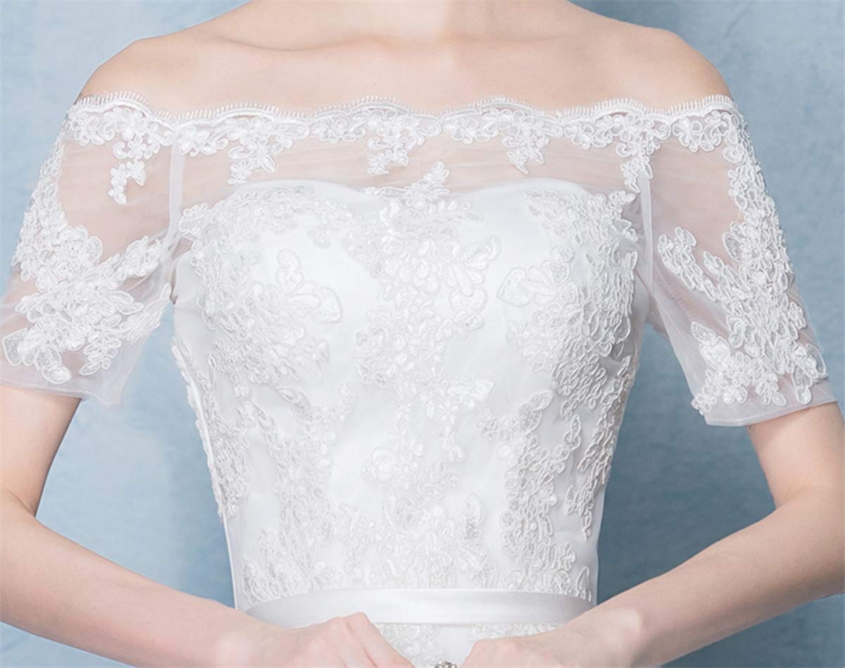 Komaruko s Hanawa-kun Wedding Dress Rady Swan-Piece Dress with Embroidered 914 - Picture 6 of 9
