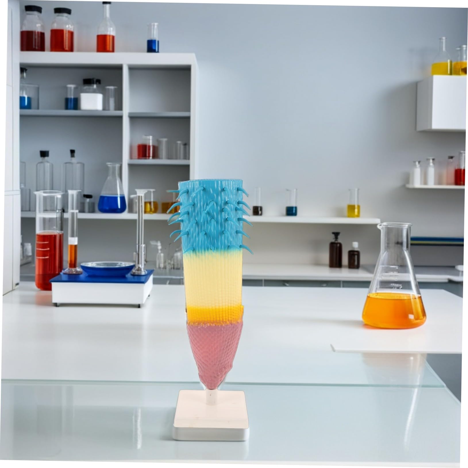 BESPORTBLE Radice Mais Realistico per Laboratori Biologia Sezione Longitudinale Anatomia Vegetale Strumento Didattico Resistente per Studenti e Insegnanti