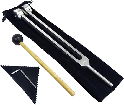 Miwayer Professional 64 Hz Tuning Forks Otto Style for Healing, Medical, and Music - Multi-Frequency Tuning Fork Kit for Sound Therapy, Meditation, Chakra Balancing, and Instrument Tuning