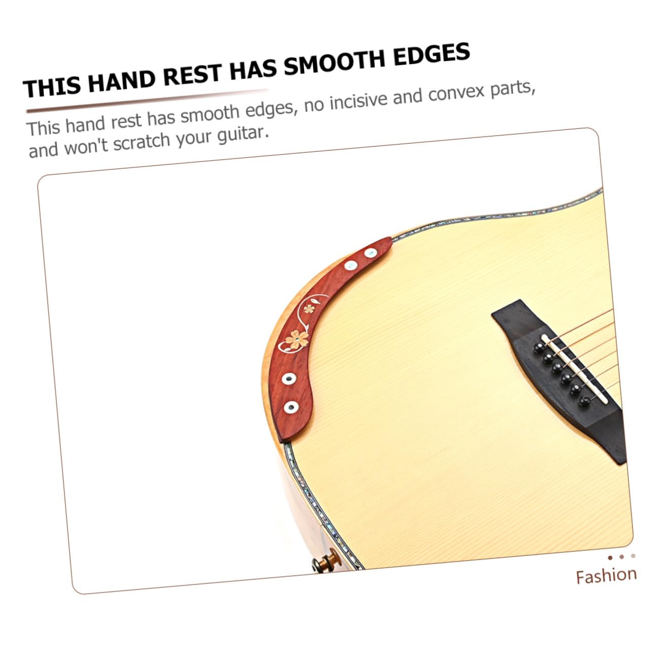 VICASKY 2piezas Reposabrazos De Madera Para Guitarra Accesorio De Repuesto Diseño Compacto Compatible Diversos Modelos Protección Para Guitarras Acústicas y Clásicas