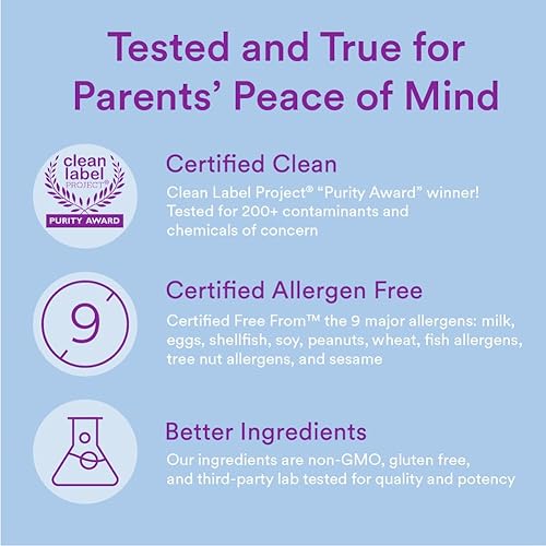 Miniatura 8 de SmartyPants Toddler Multivitamin Gummies: Omega 3 Fish Oil (EPA/DHA), Vitamin D3, C, Vitamin B12, B6, A, K & Zinc, Biotin, Beta Carotene, Gluten