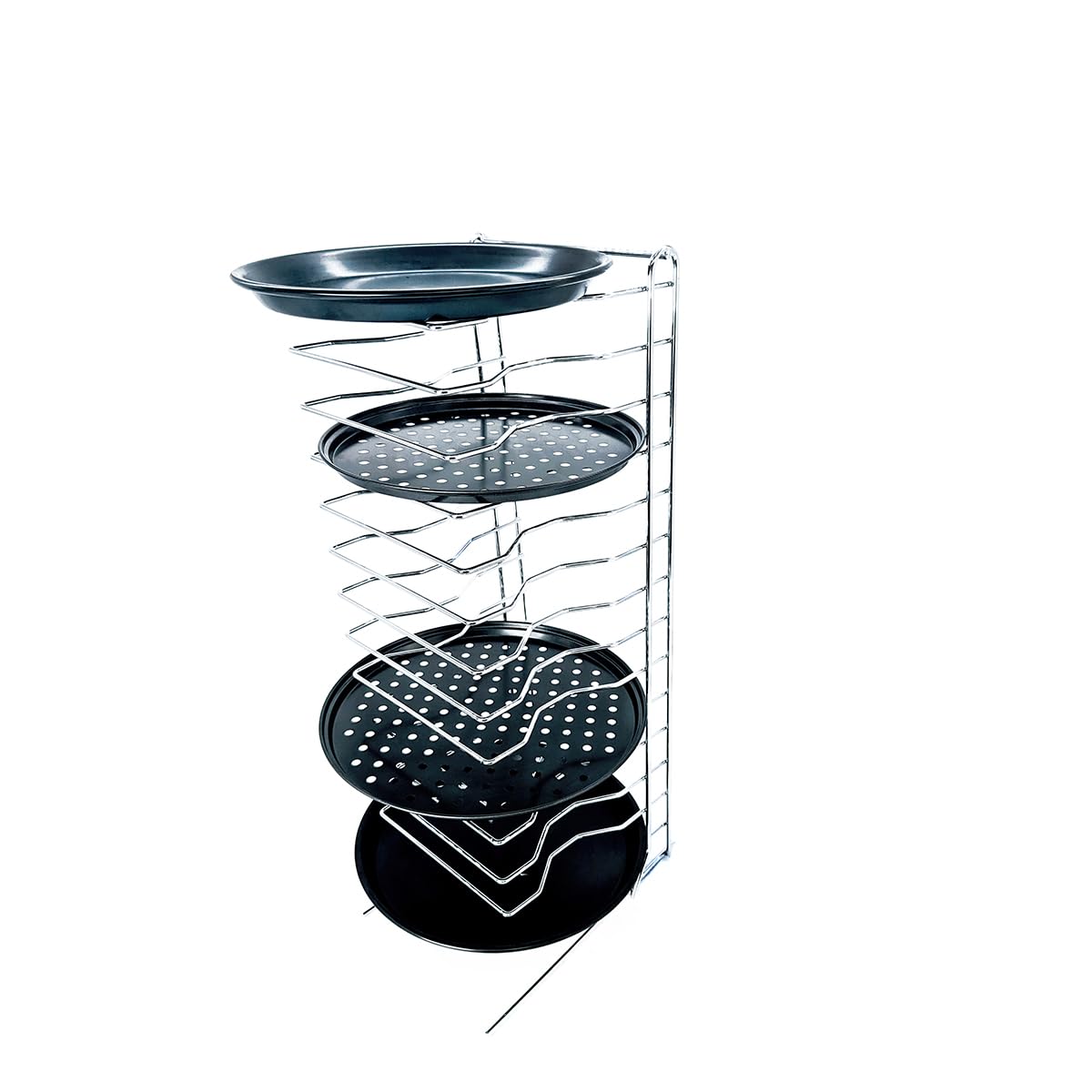 Soporte profesional para 14 pizzas