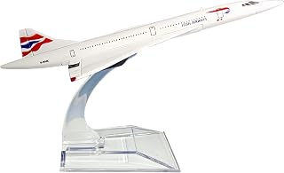 British Concorde Model Plane Diecast Model Airplanes for Adults Display Airplane for Home/Office Décor