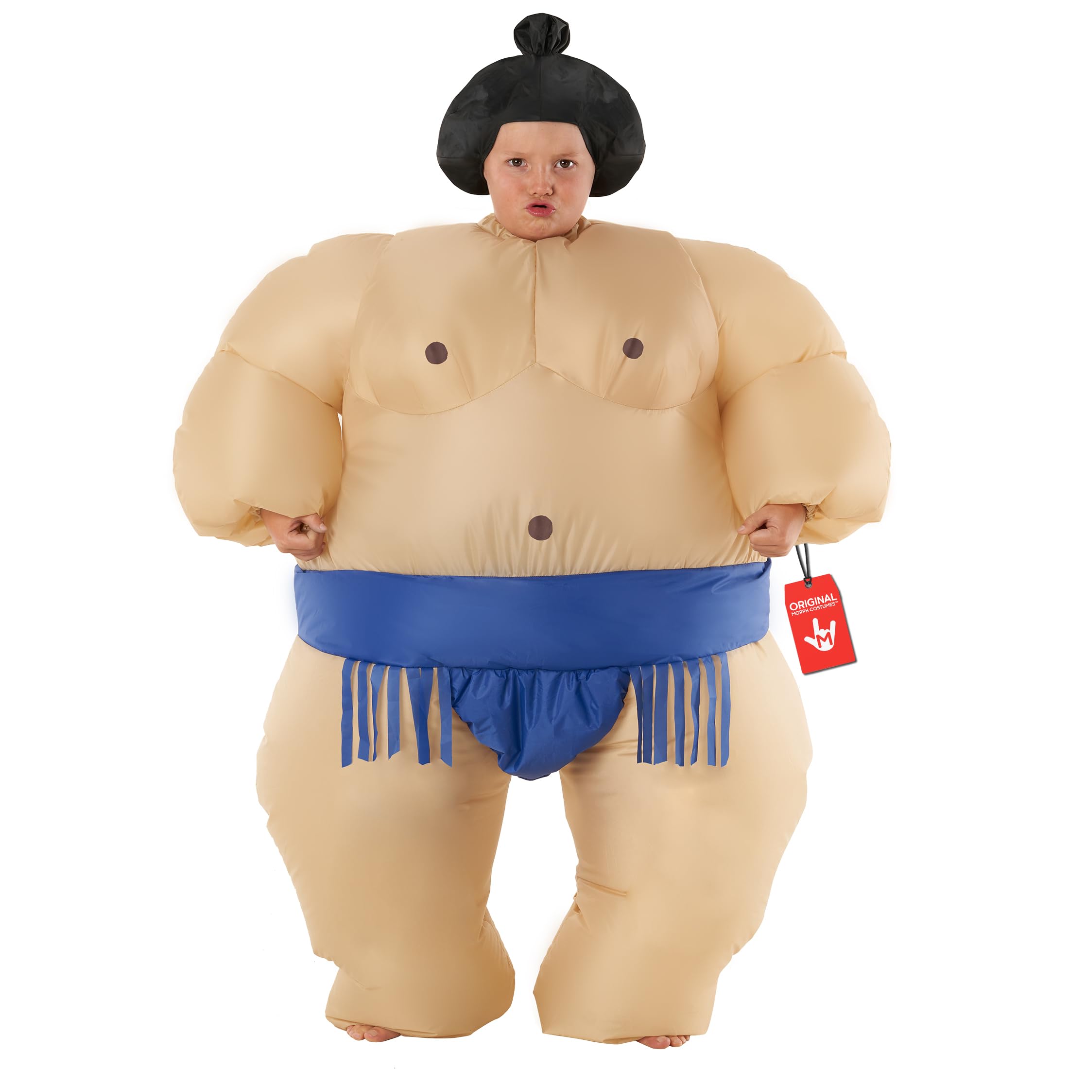 Morph Inflatable Sumo Wrestler Costume for Kids, Inflatable Sumo Wrestling Suits For Kids, Boys Halloween Costume