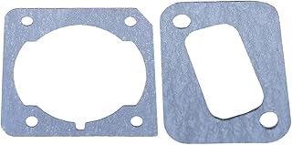 Exhaust Muffler Cylinder Head Base Gasket Kit for Husqvarna 340 345 346 350 351 353 Chainsaw #503 89 44-01/503 86 25-01