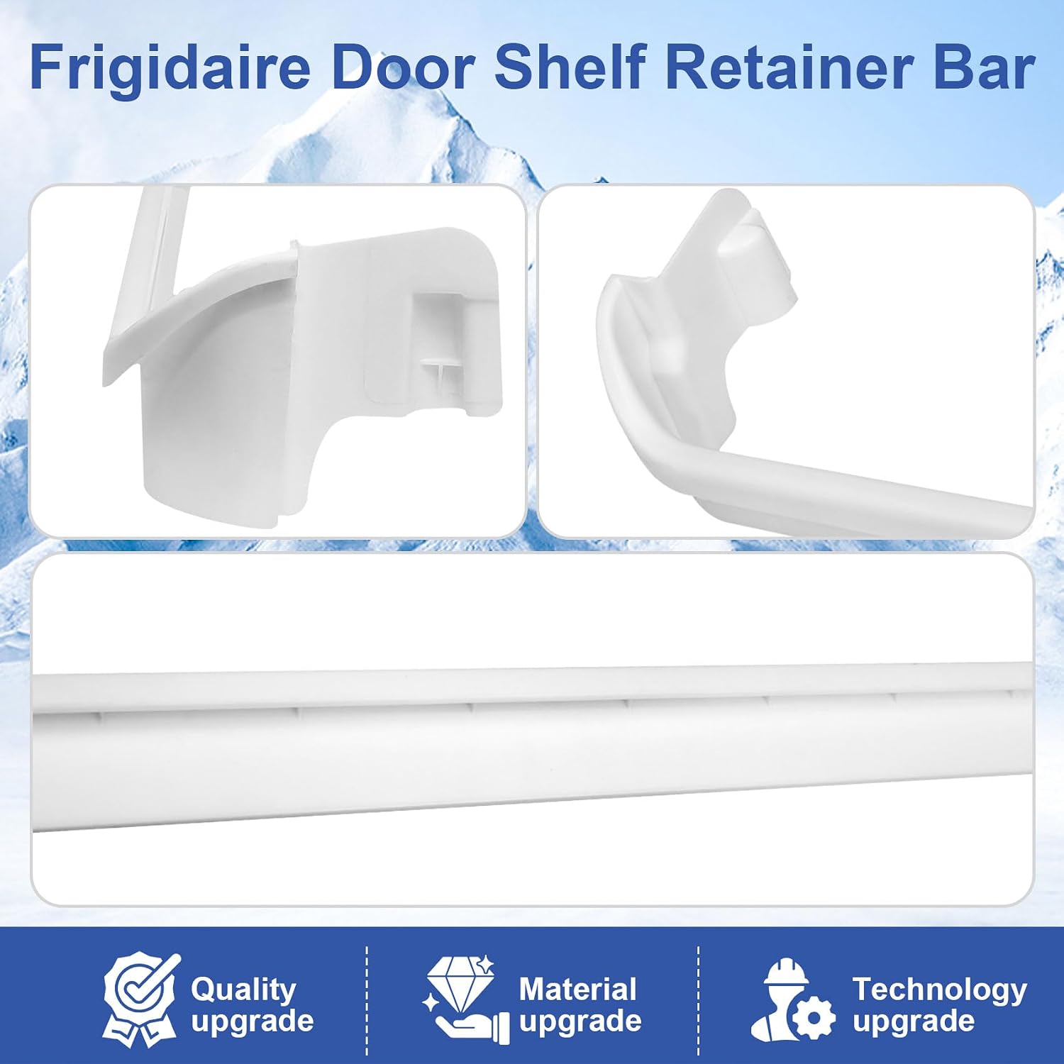 240534901 Refrigerator Door Shelf Rack Bar for Frigidaire or kenmore Fridge