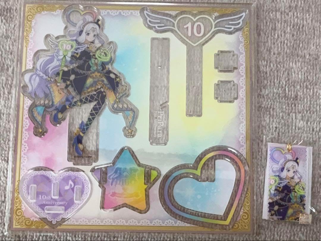 まるくじ プリパラ10周年 ジャニス アクリルスタンド アクスタ クリア