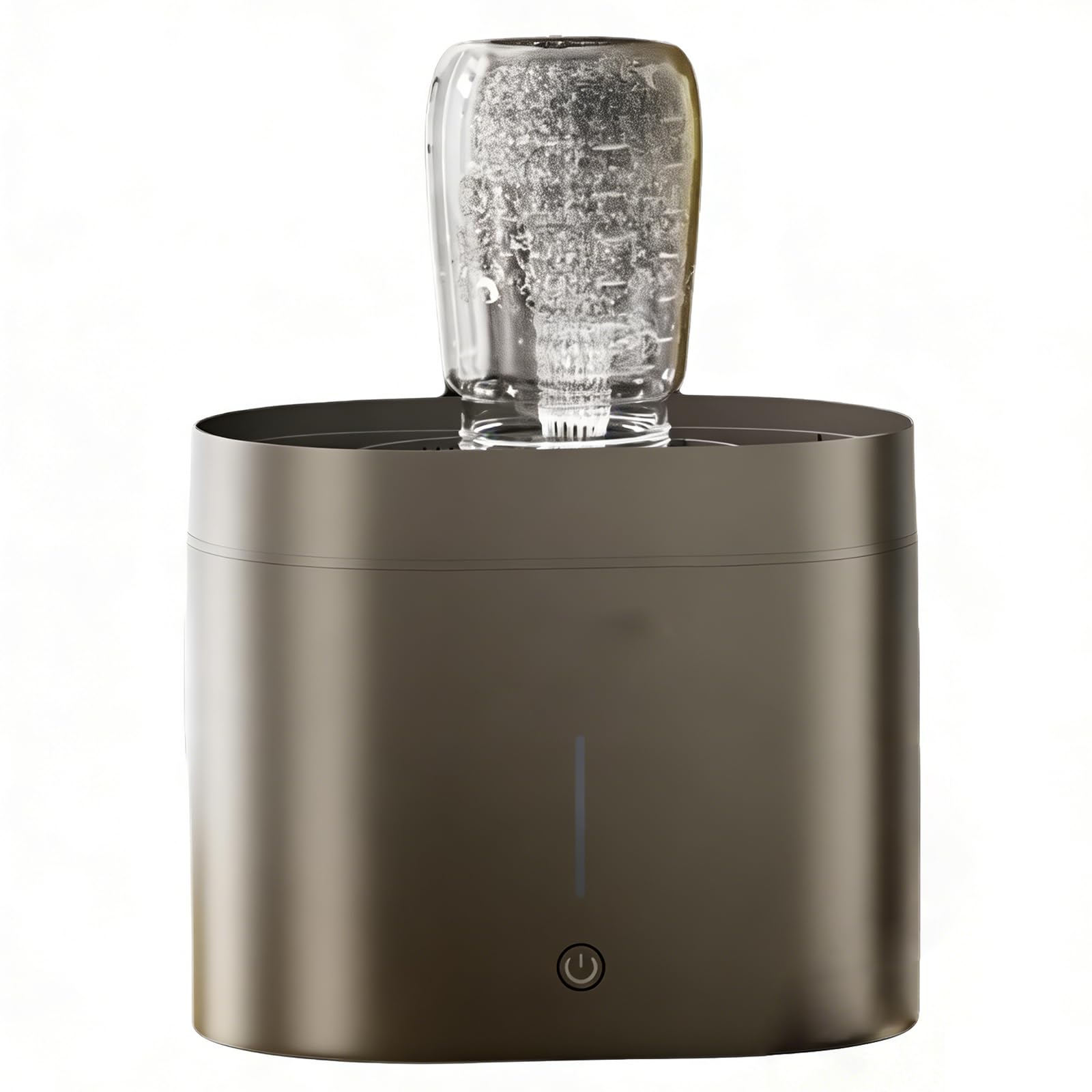 Lavadora automática de tazas, enjuague eléctrico de vidrio con fuente de alta presión, lavadora de tazas de té de un solo toque para tazas y tazas de café, se adapta a 3-10 cm de diámetro