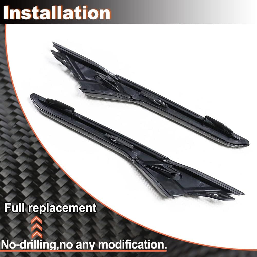 Dry Carbon Fiber Side Fender Vent for BMW 5 Series G30 Sedan 2017-2022 F90 M5 Sedan 4-Door Front Air Intake Scoop Cover Trim Factory Outlet