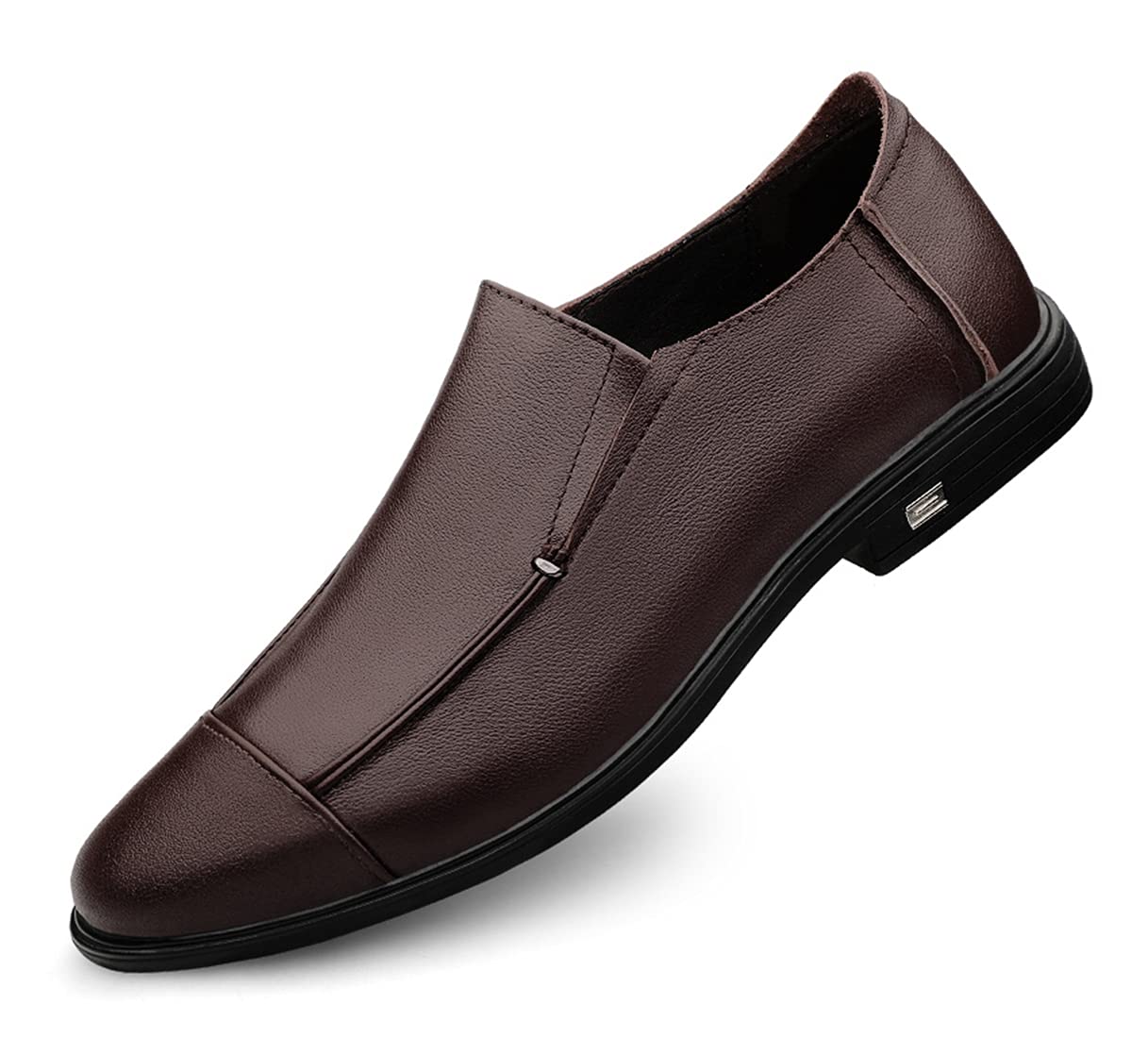 MinishionMens Dress Slip on Shoes Faux Leather Office Casual Loafers