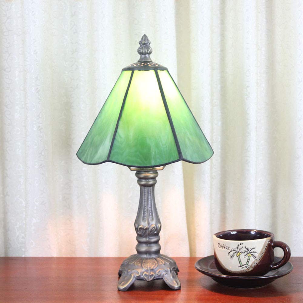 Tokira Mini Tiffany Table Lamp, 6 Inch Stained Glass Lampshasde