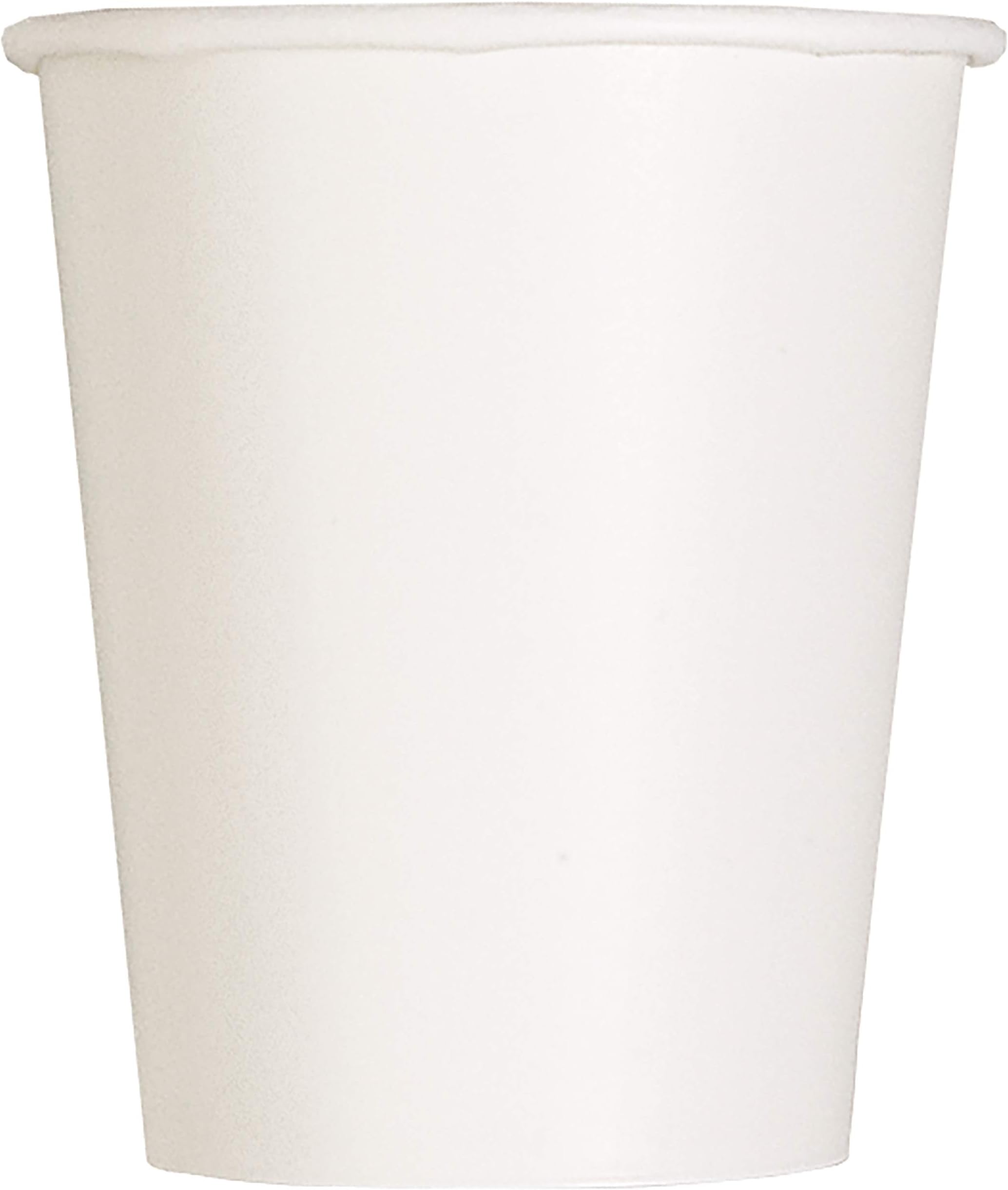Amazon.com: Solid White Disposable Paper Cups - 9 oz, 14 Pcs - Ideal ...