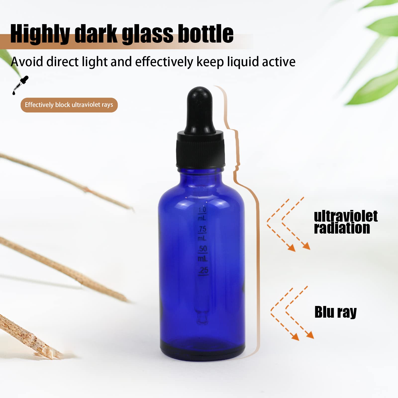 Reyshin 50ml Glass Dropper Bottles - Image 4