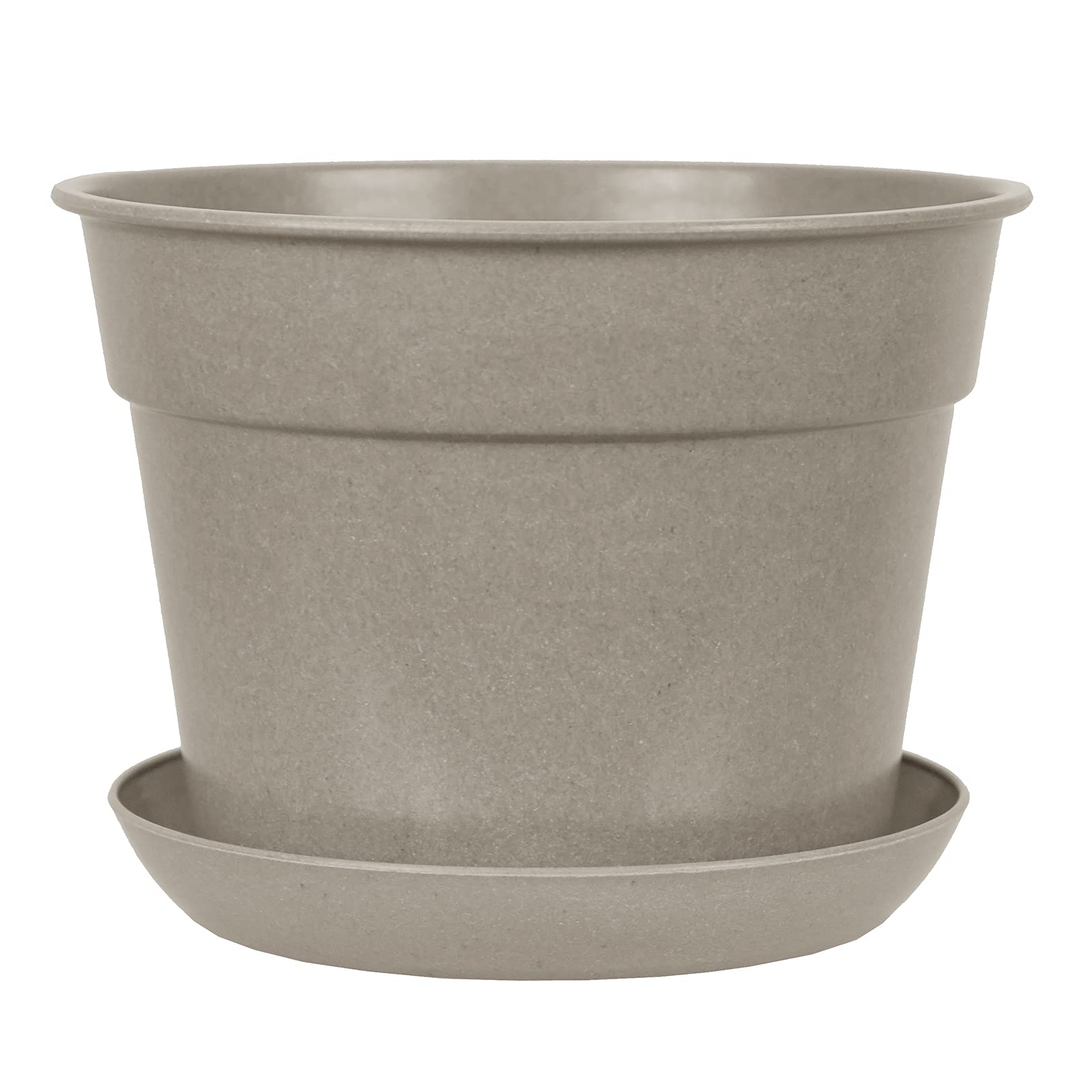 CrazyGadget® 19cm 7.5" Round Biodegradable Compostable Degradable Planting Plant Flower Pots with Saucers - Best Start for Seeds Cuttings & Seeding's (1)