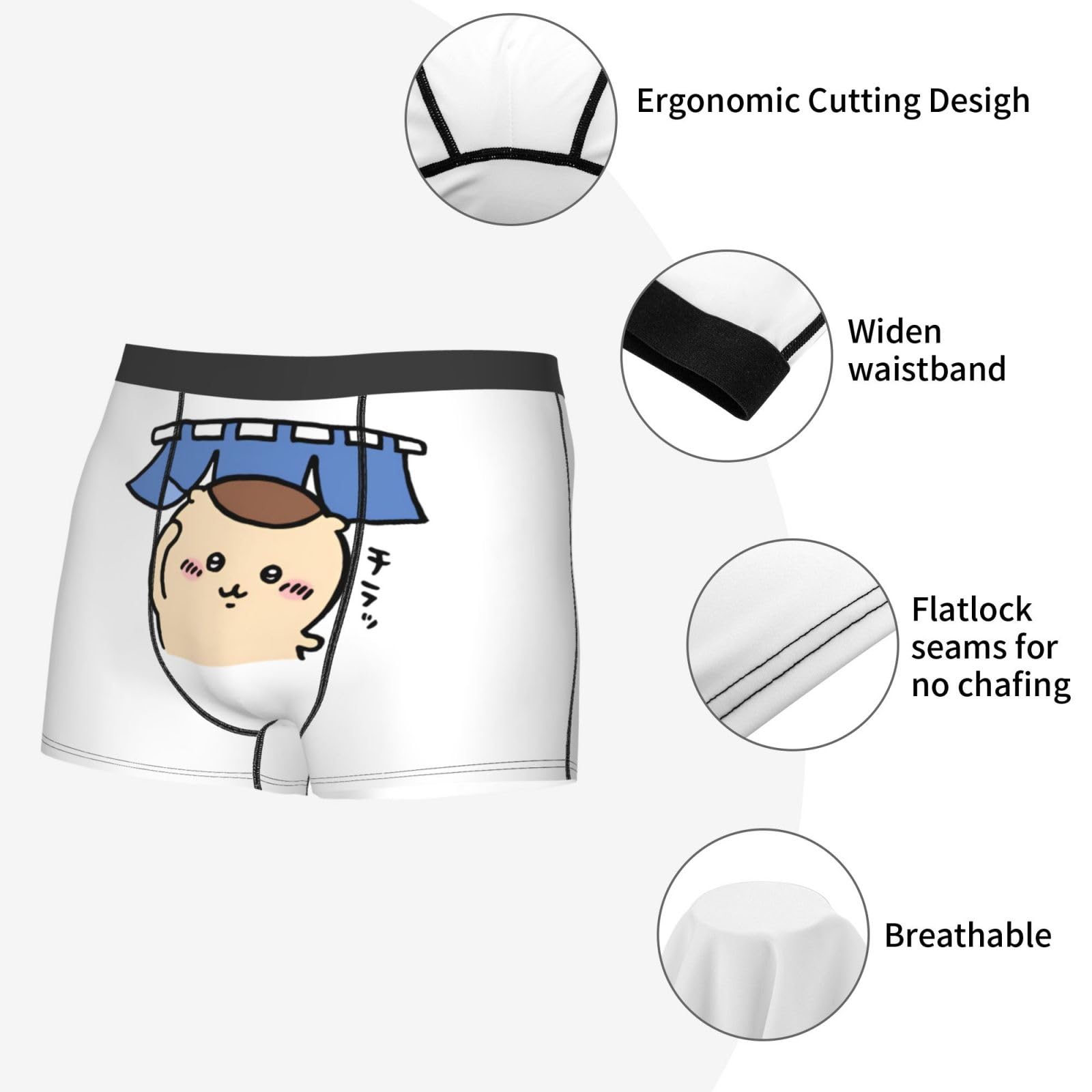 Amazon.co.jp: ちいかわ くりまんじゅう ボクサーパンツ メンズ
